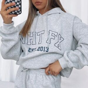 Whitefox Oversized Hoodie Grey